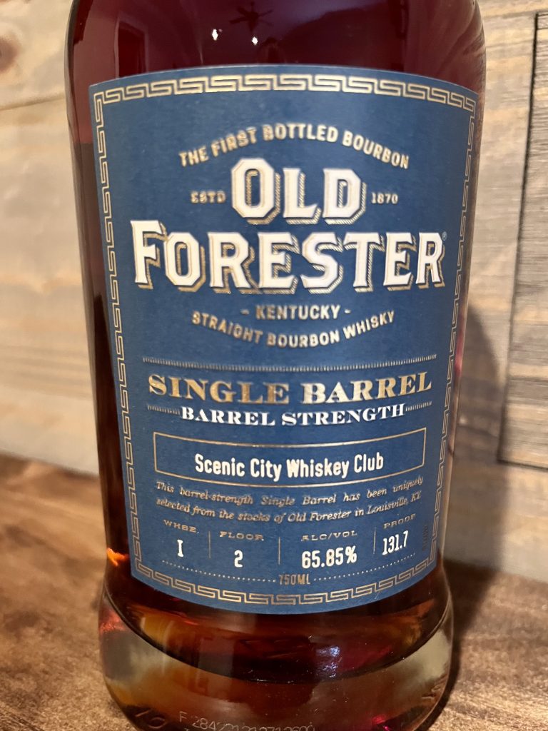 Old Forester Single Barrel Barrel Strength